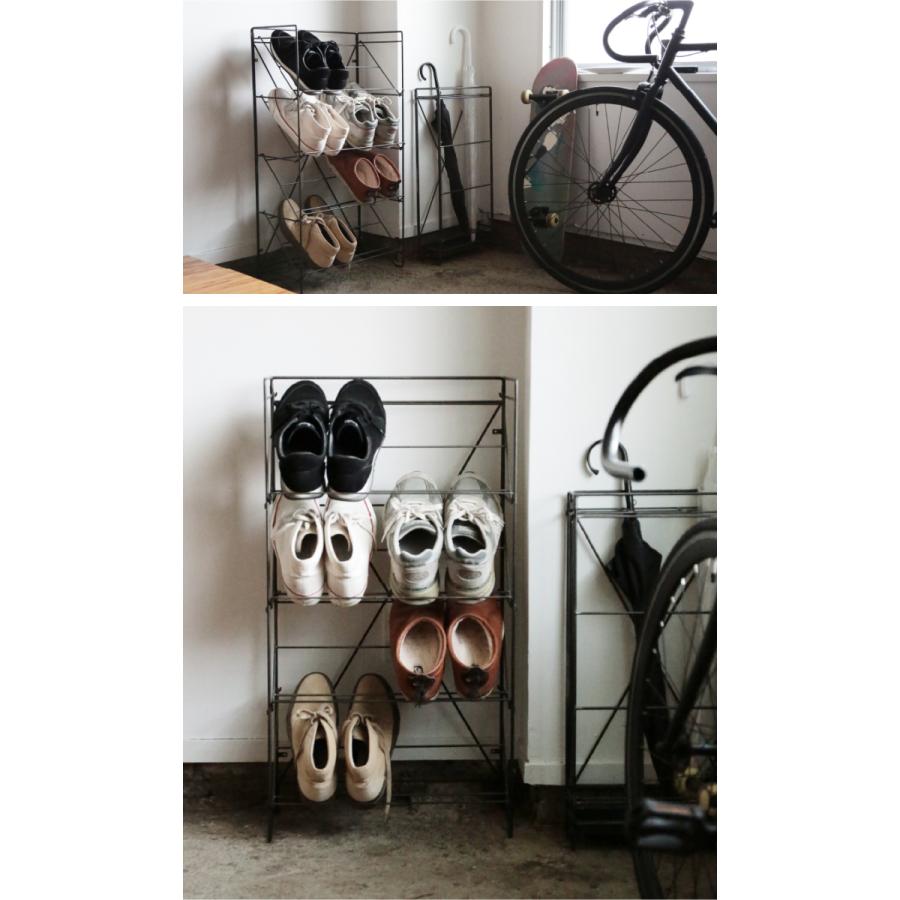 CRUSH CRASH PROJECT 関家具 公式店 シューズラック スリム 縦長 靴箱