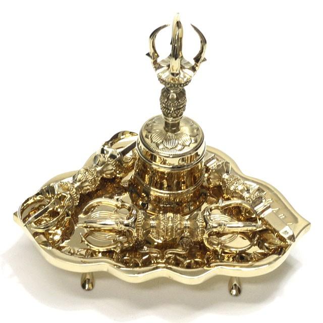 密教法具 独鈷杵 三鈷杵 五鈷杵 金剛鈴 金剛盤 本格派 精巧細緻彫り