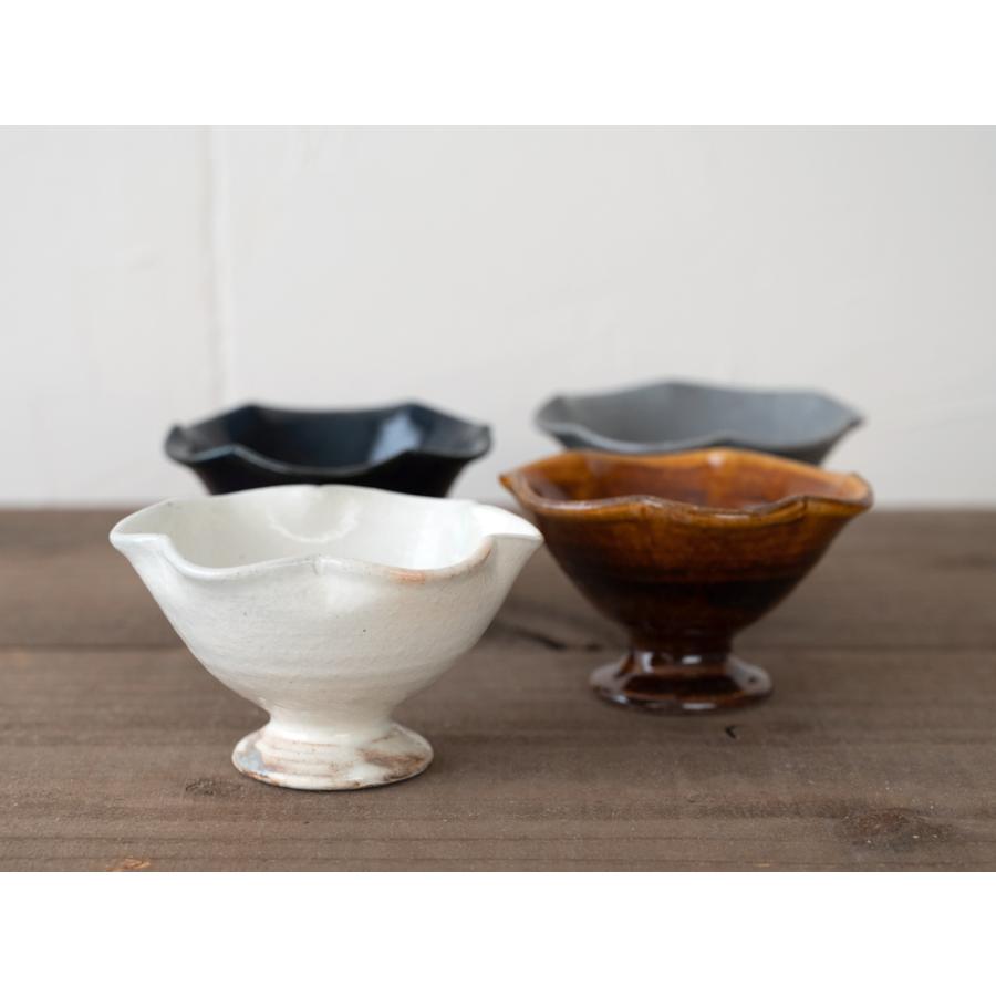 古谷製陶所 古谷浩一 輪花高台小鉢 信楽焼 和食器 うつわ 作家 窯元