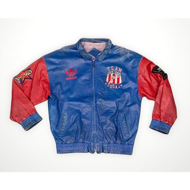 adidas（アディダス） 80's 武道人 TEAM USA ビンテージ レザー