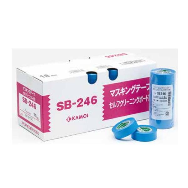 カモ井（KAMOI） カモイ マスキングテープ SB-246 21mm巾×18m長 60巻