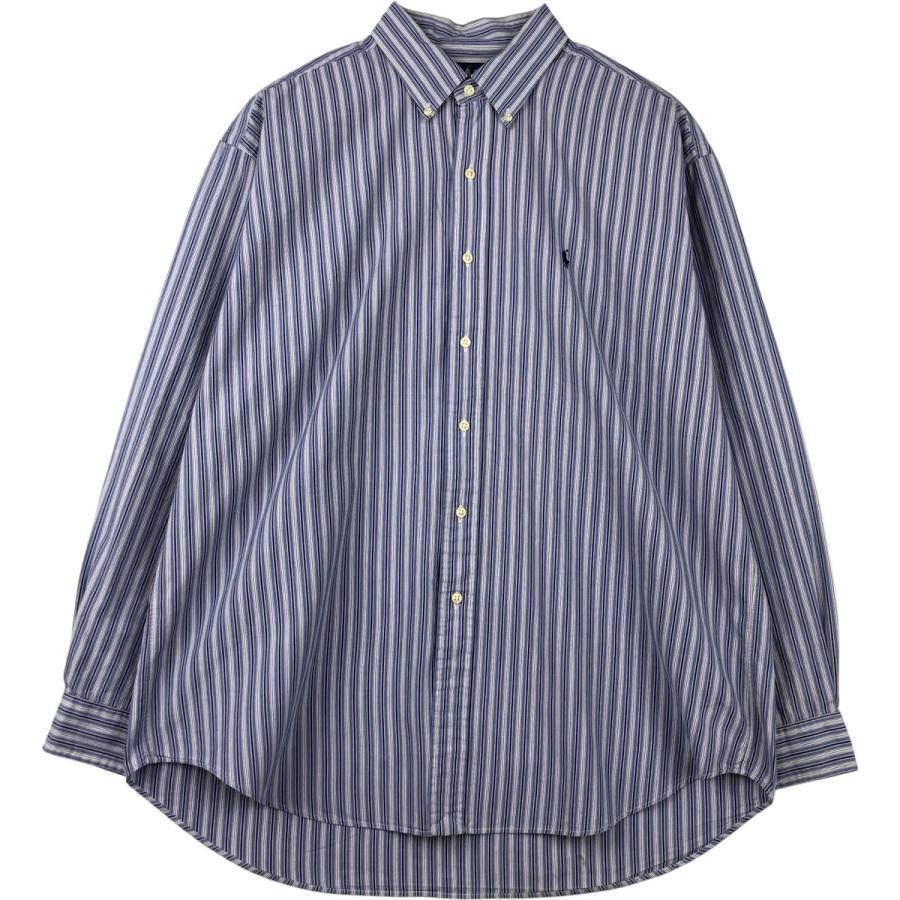 古着 ラルフローレン Ralph Lauren BLAKE マルチストライプ 長袖