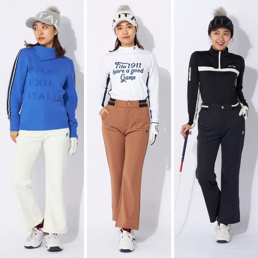 FILA GOLF ロングパンツ ゴルフウェア レディース フィラ FILAGOLF 50