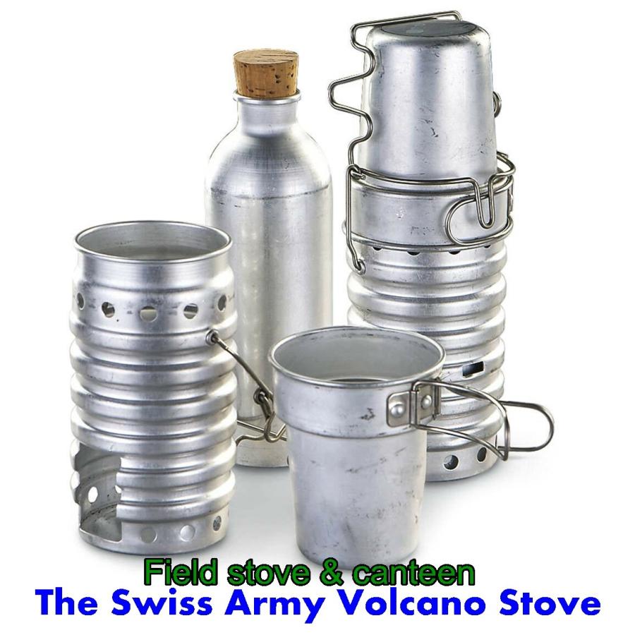 Swiss army VOLCANO ボルケーノ フィールドストーブ キャンティーン