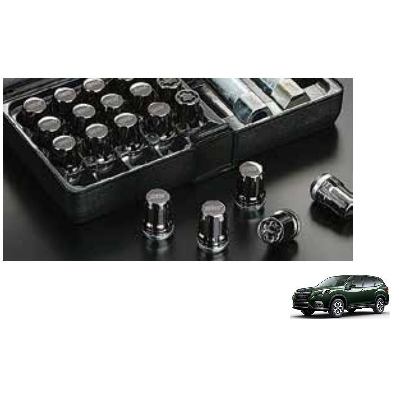 フォレスター (18T)STIセキュリティホイールナットセット（ガンメタ