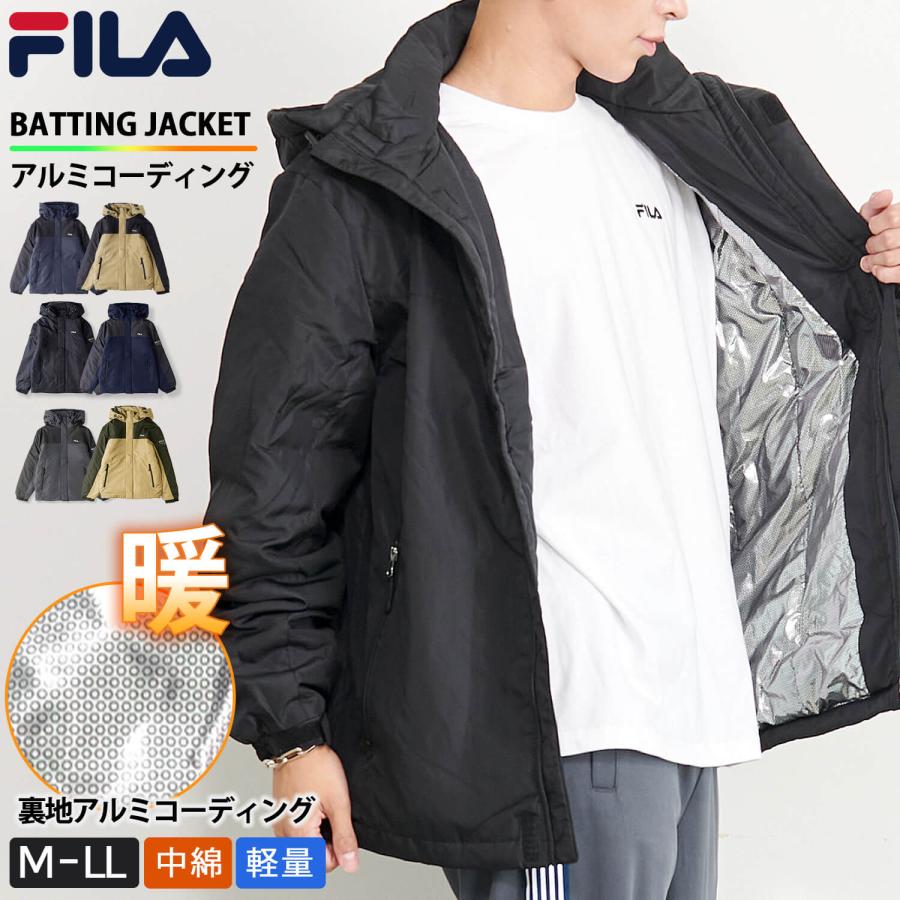 GOSEN フード付き中綿ジャケット ブラック Lサイズ GOSEN フード付き