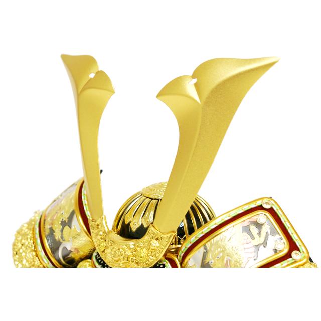 久月 五月人形 モダン 家紋入れ 兜 コンパクト収納 シンプル : 久月