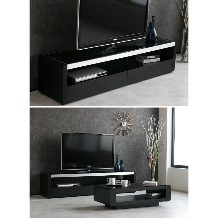 テレビ台 ローボード 収納 180cm おしゃれ ガラス天板 白 鏡面仕上げ