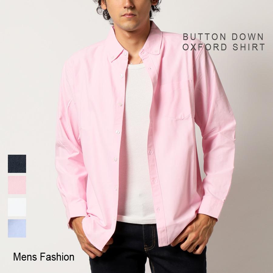 カジュアルシャツ メンズ ボタンダウンシャツ オックスフォードシャツ