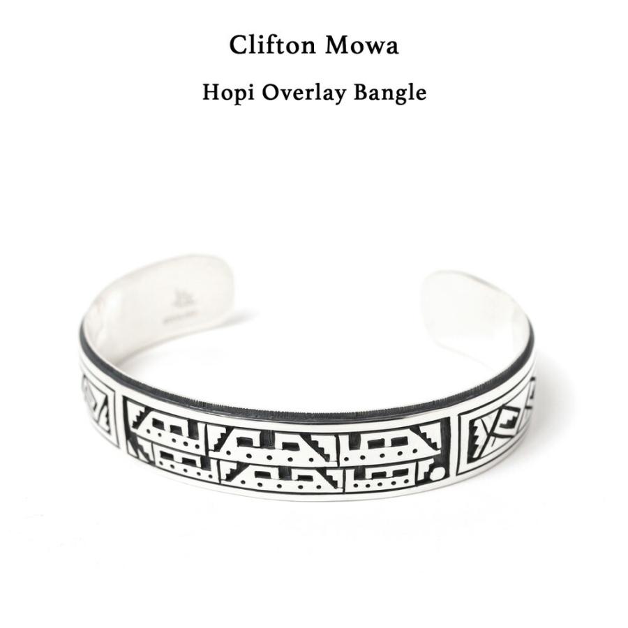 Hopi Jewelry 【メール便配送】Clifton Mowa Hopi Overlay Bangle