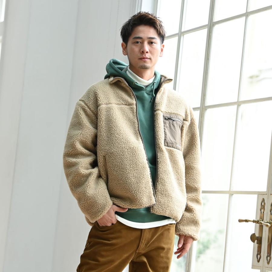 Dickies（ディッキーズ） ブルゾン メンズ ボア リバーシブル ロゴ