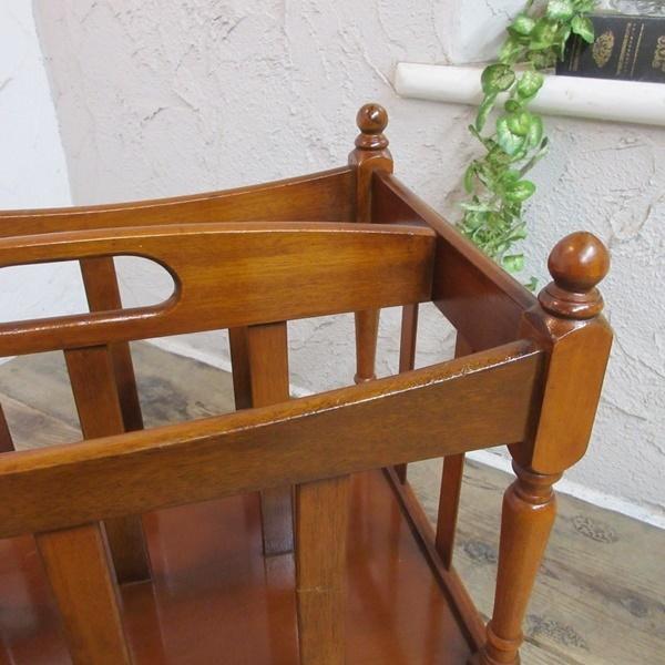 イギリス アンティーク 家具 マガジンラック カンタベリー 楽譜入れ