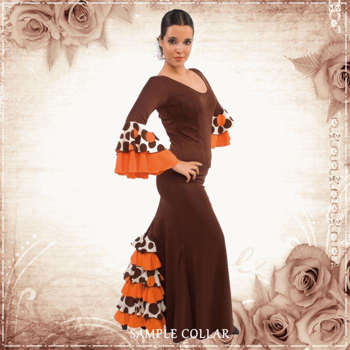 完売 シルエットが綺麗/フラメンコ 衣装 スカート スペイン製 ファルダ