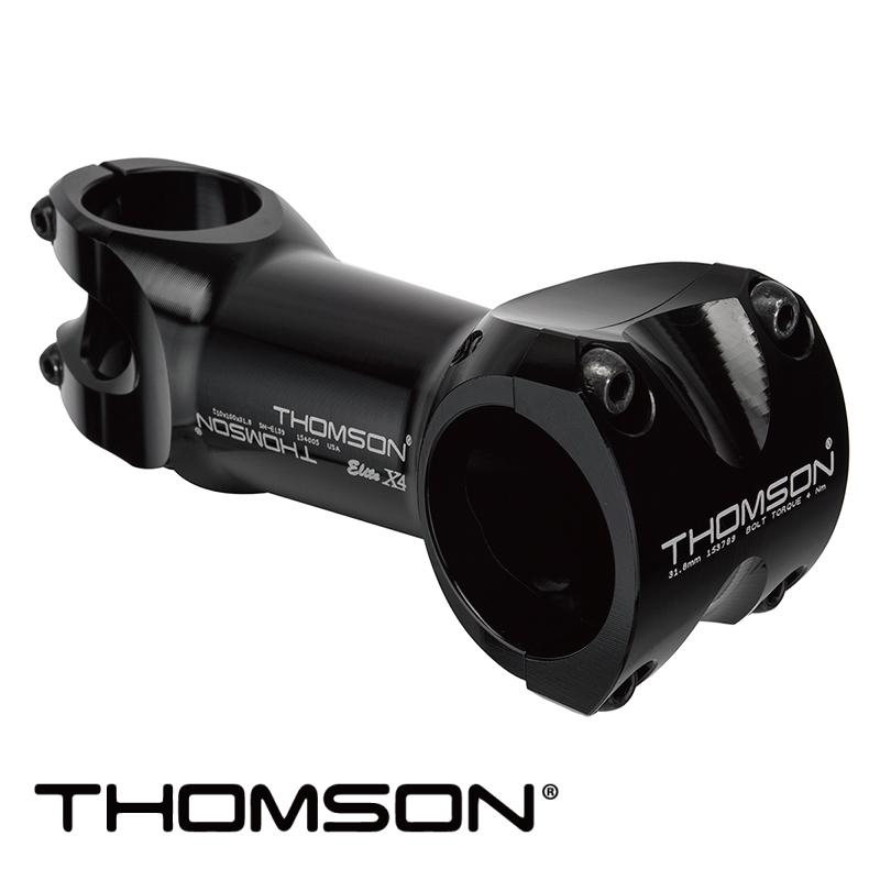 elite X4 | THOMSON トムソン ステム シルバー ブラック 31.8mm ピスト