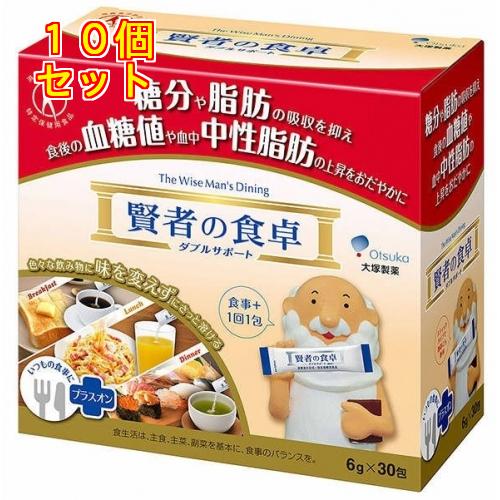 賢者の食卓 ダブルサポート（6g×30包）×10個 : くすりのレデイハート