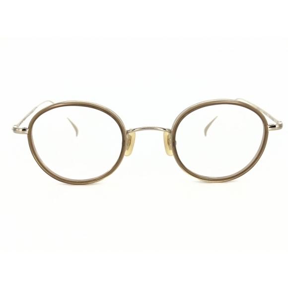 カネコガンキョウ KV-86L BR 未使用品（S） ] 金子眼鏡ヴィンテージ