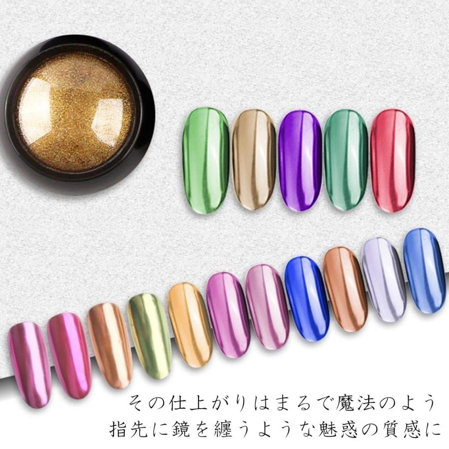 ミラーパウダー クロムパウダー ネイルアート アクリルパウダー DIY 鏡