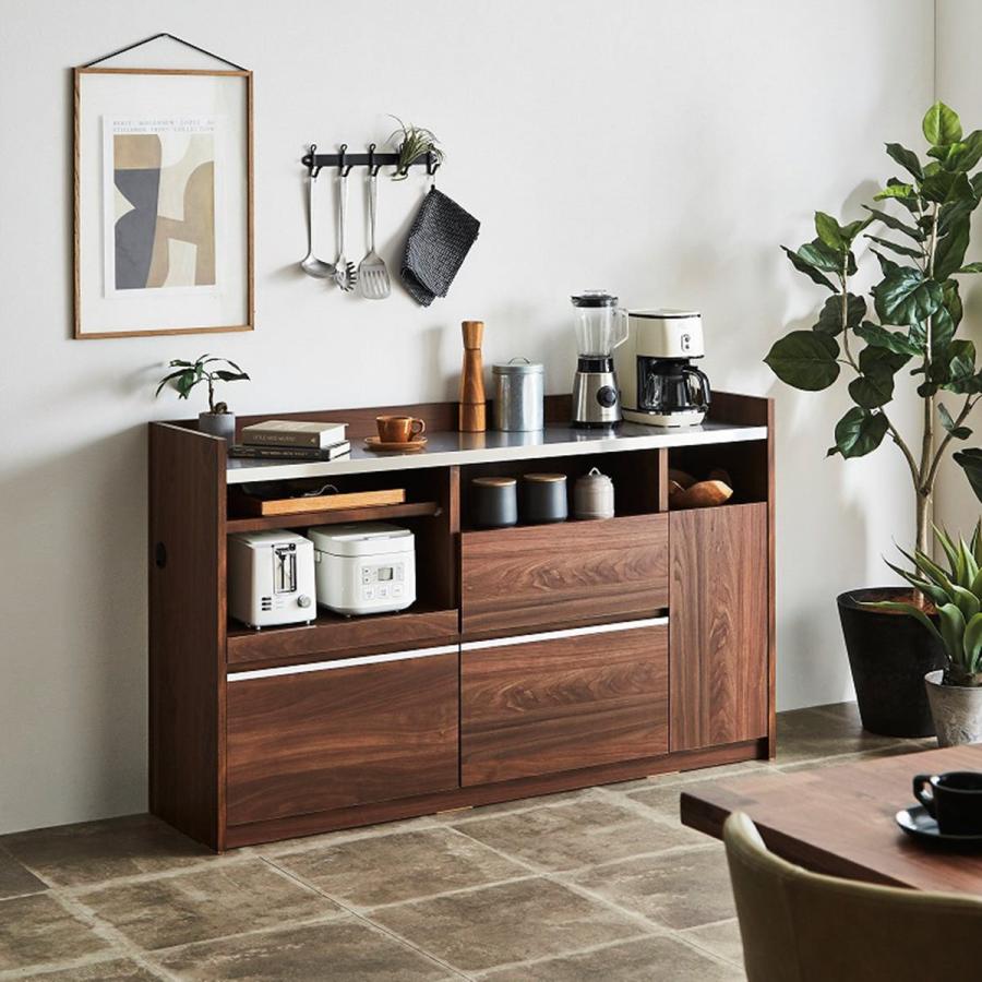 ニトリ（NITORI） 両面使える間仕切りカウンター （KM01CT150 ダーク