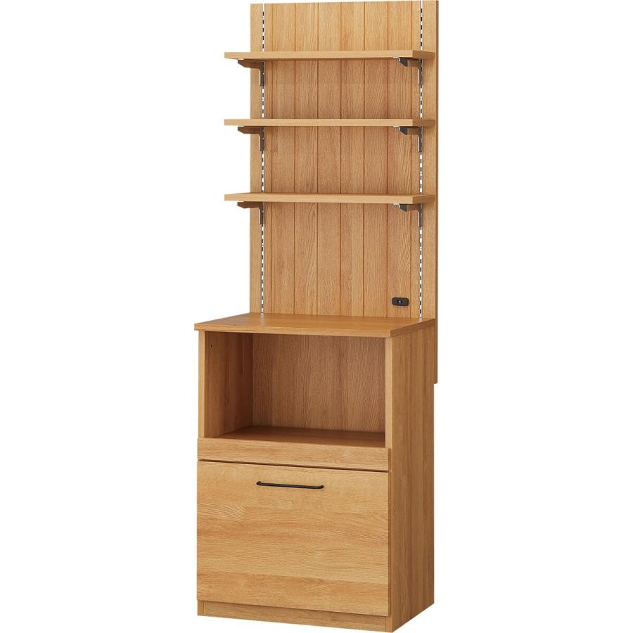 ニトリ（NITORI） 幅60 レンジボード(ブレットN 60J LBR) レンジ台 幅