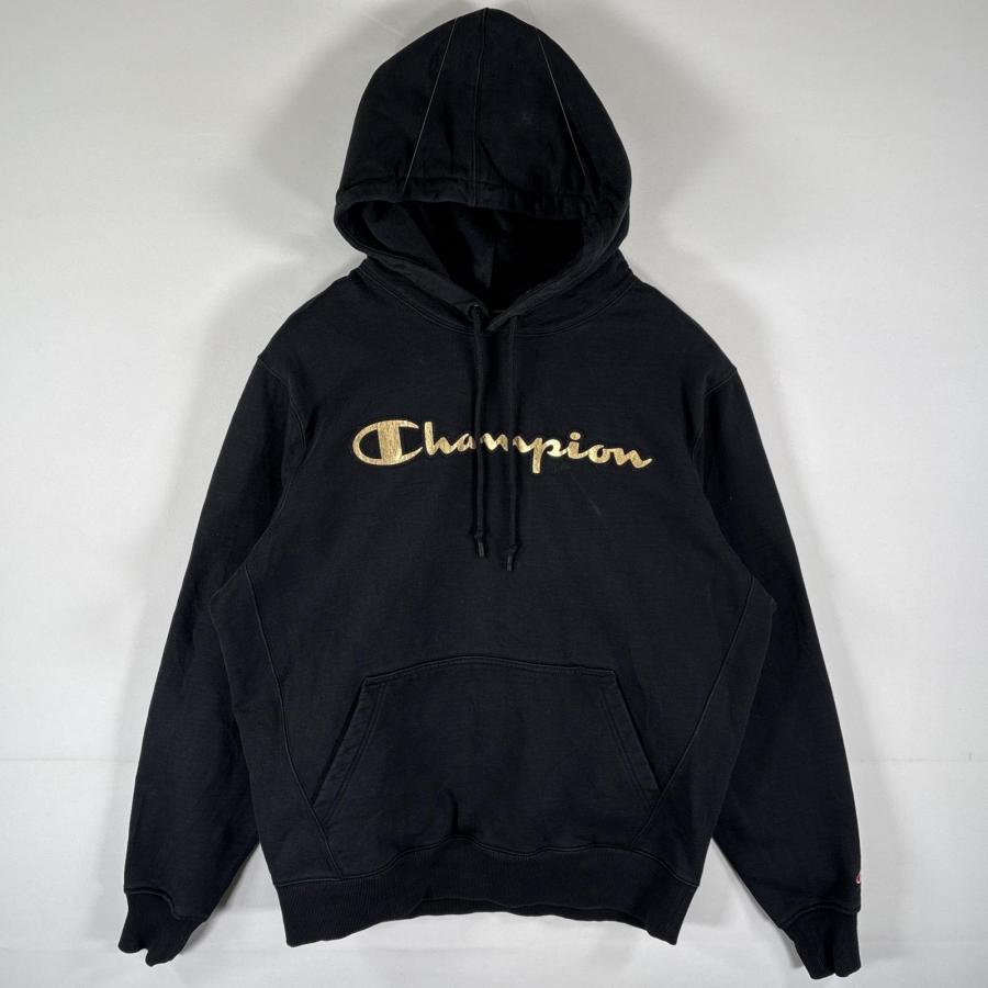 Champion（チャンピオン） 古着 パーカー スウェット 金ロゴプリント