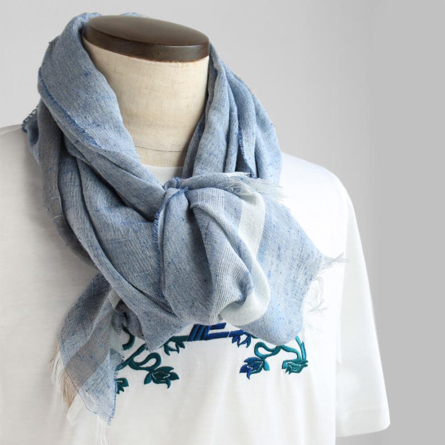 ZILLI／ジリー シルクストール サマーストール マフラー 男女兼用