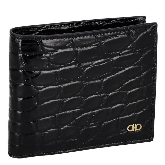 FERRAGAMO（フェラガモ） 財布 メンズ 二つ折り財布 ALLIGATOR 661454