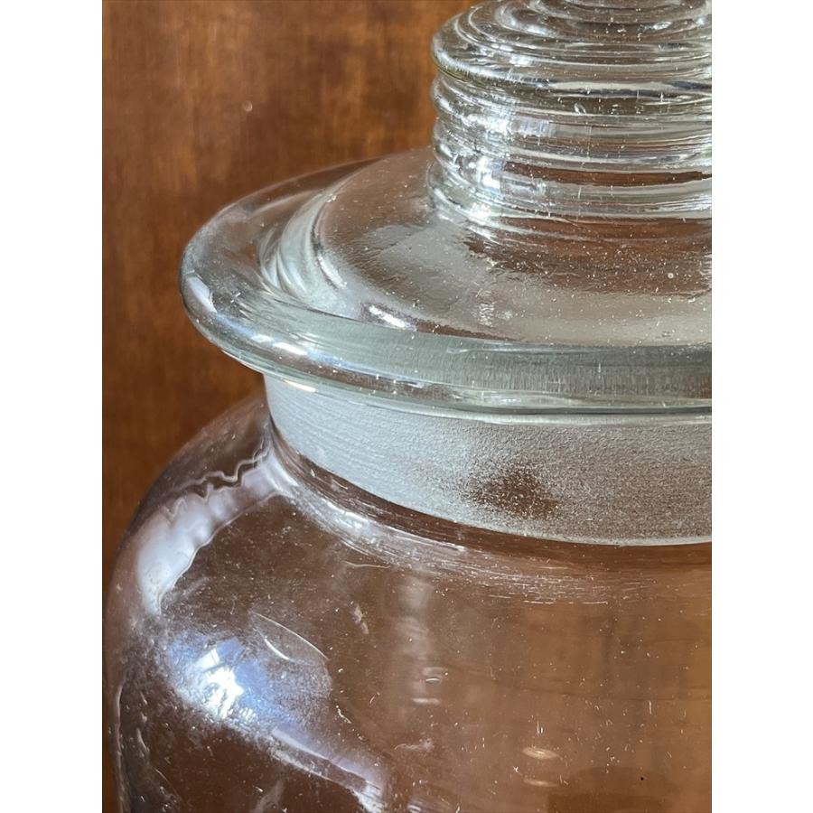 ヴィンテージ 昭和レトロ ガラスジャー 保存瓶 キャンディーポット