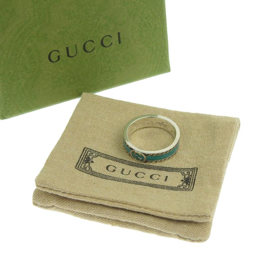 GUCCI（グッチ） インターロッキングG ターコイズエナメル