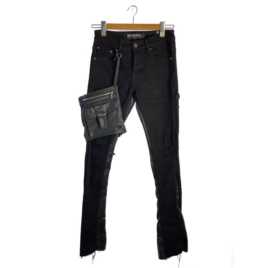 VALABASAS◇スキニーパンツ/28/デニム/BLK : セカンドストリートYahoo