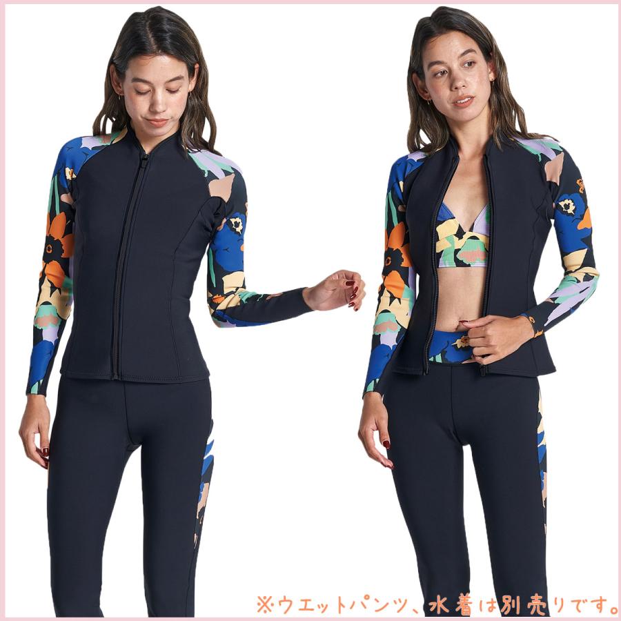 ROXY（ロキシー） 23 ROXY 長袖タッパー ウエットスーツ フロント