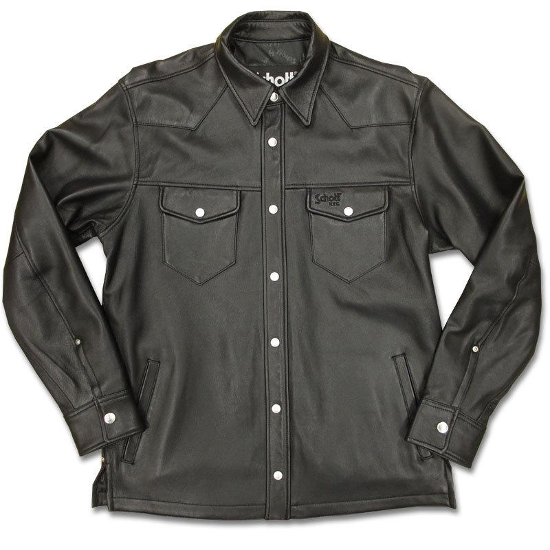 Schott N.Y.C（ショット） Schott ラムレザーシャツ LAMB LEATHER
