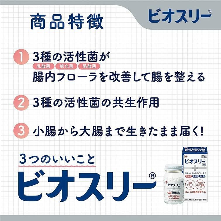 ビオスリー 【2個】『ビオスリーHi錠 540錠』 腸内 フローラを改善して