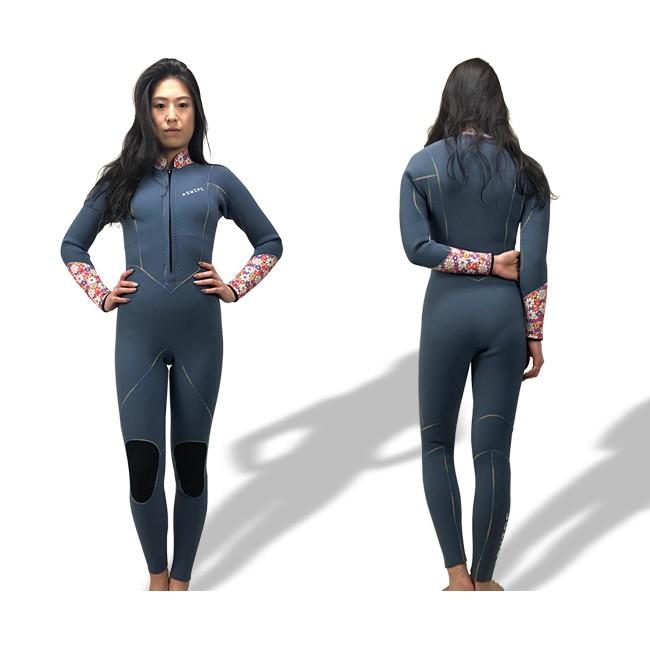 レディースウェットスーツ ジャーフル フロントファスナー 3mm