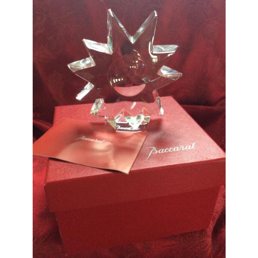 バカラ（Baccarat） 太陽 クリスタル ペーパーウェイト