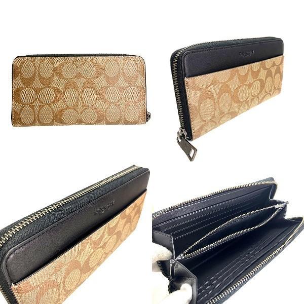 COACH（コーチ） 国内発送 財布 メンズ 長財布 シグネチャー PVC