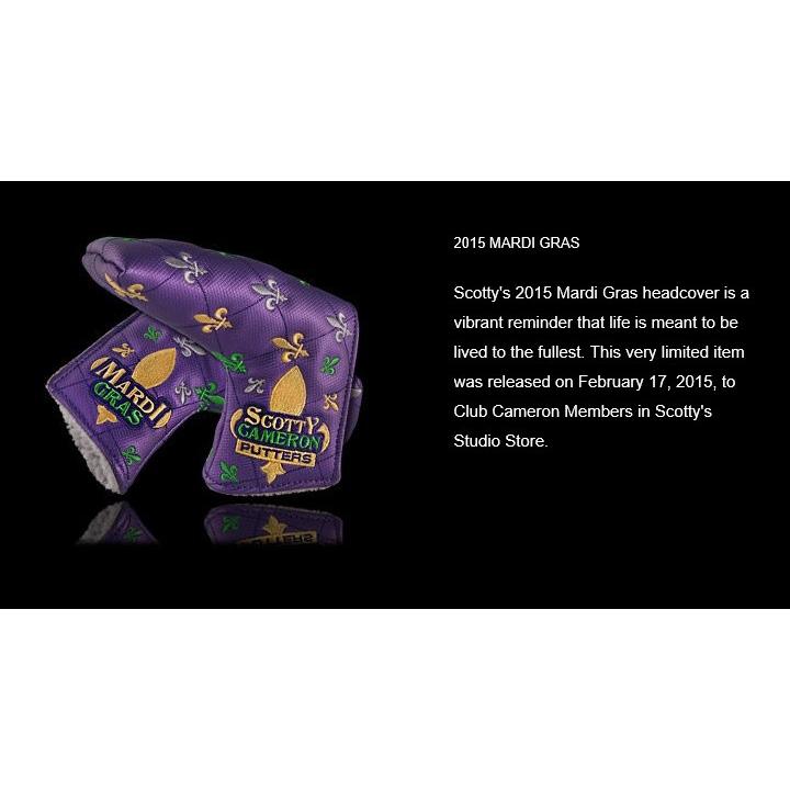 SCOTTY CAMERON Scotty・Cameron 2015 Mardi Gras Putter Cover