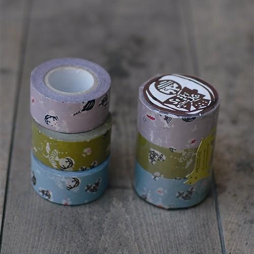 倉敷意匠計画室 関美穂子 マスキングテープ 3色セット(24mm) 45322