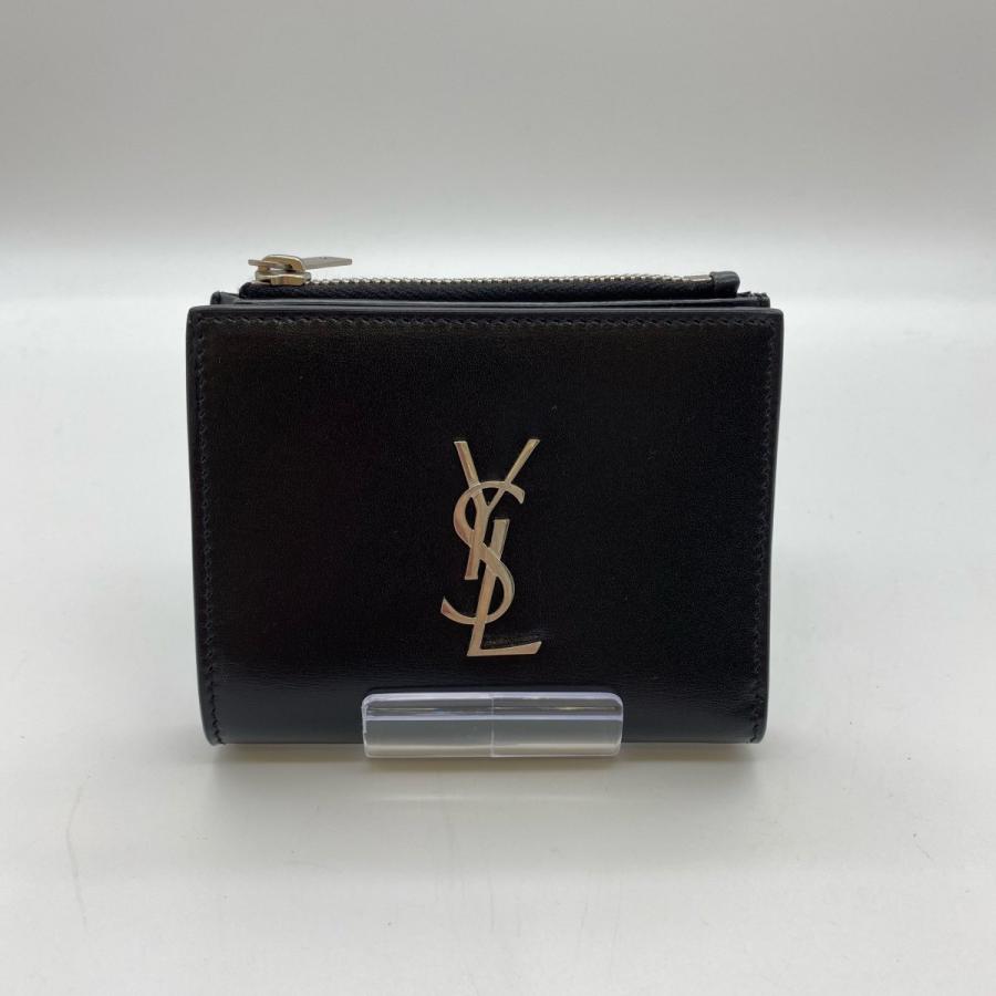 SAINT LAURENT 【SAINT LAURENT】サンローラン YSL ロゴ コンパクト 二