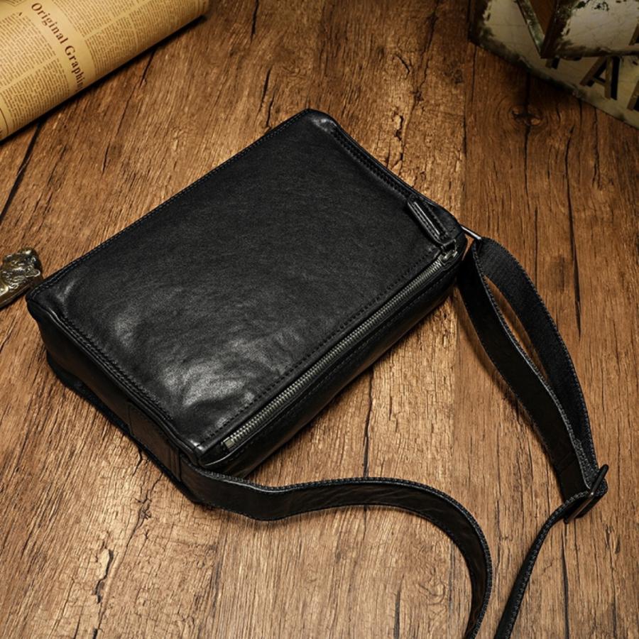 職人手作り 本革 メンズバッグ ショルダーバッグ メッセンジャーバック