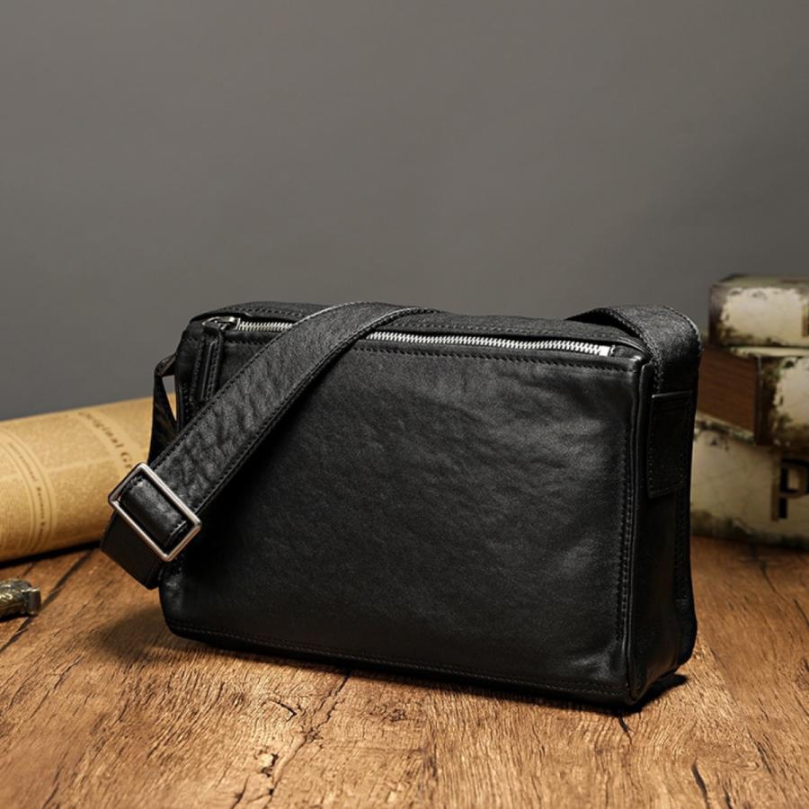 職人手作り 本革 メンズバッグ ショルダーバッグ メッセンジャーバック