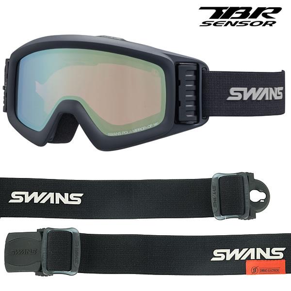 SWANS（スワンズ） スキーゴーグル 偏光レンズ センサーターボファン