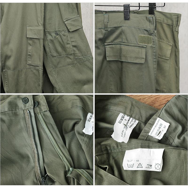 MILITARY（ミリタリー） 実物 USED イタリア軍 ダブルニー ZIP カーゴ