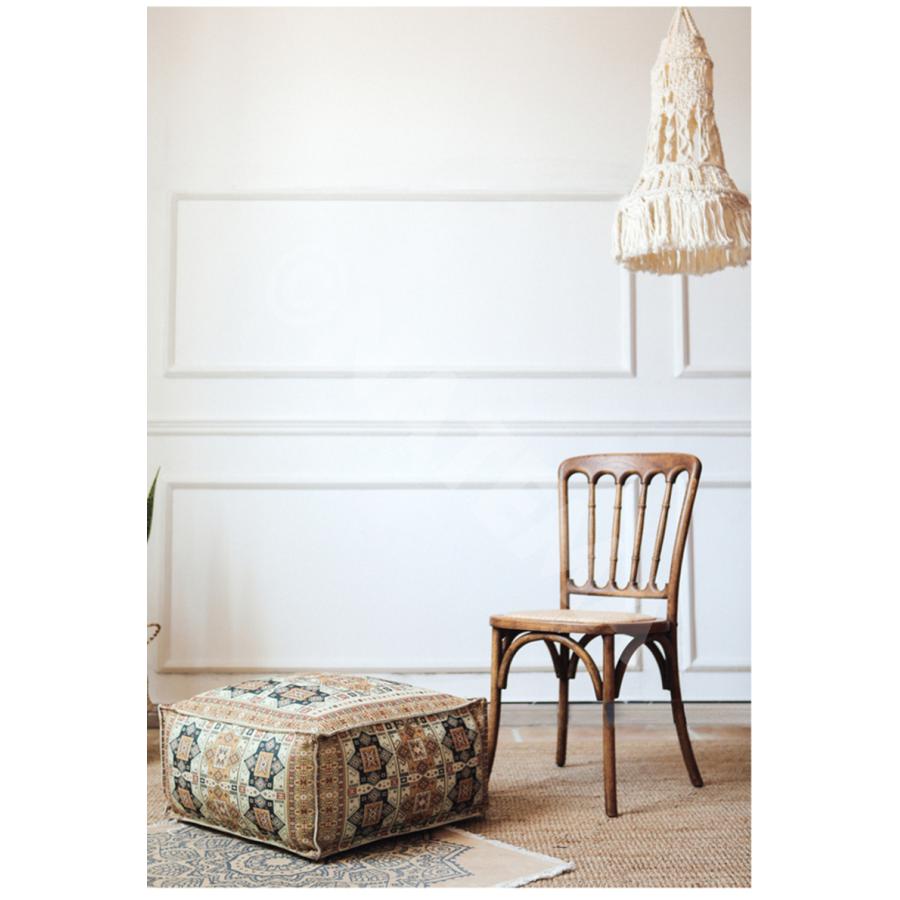 プフクッション キリム プリント モロッカン モロッコ スツール