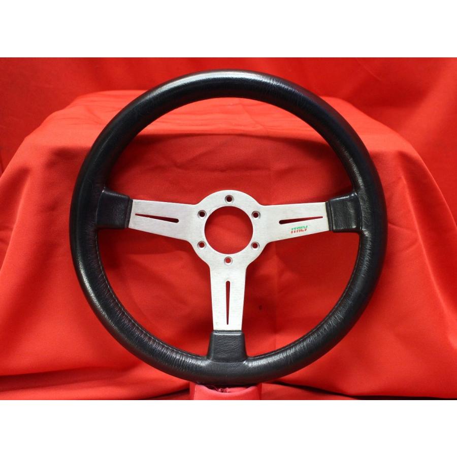 ☆ITALY イタリー フェイクレザー 35Φ ステアリング 旧車 当時物！GX61