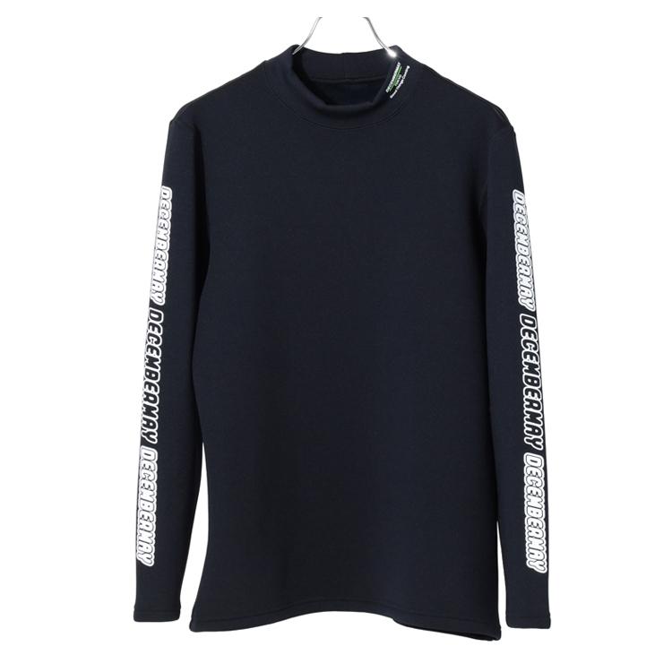 ディセンバーメイ ゴルフ モックシャツ メンズ 長袖 インナーシャツ 裏