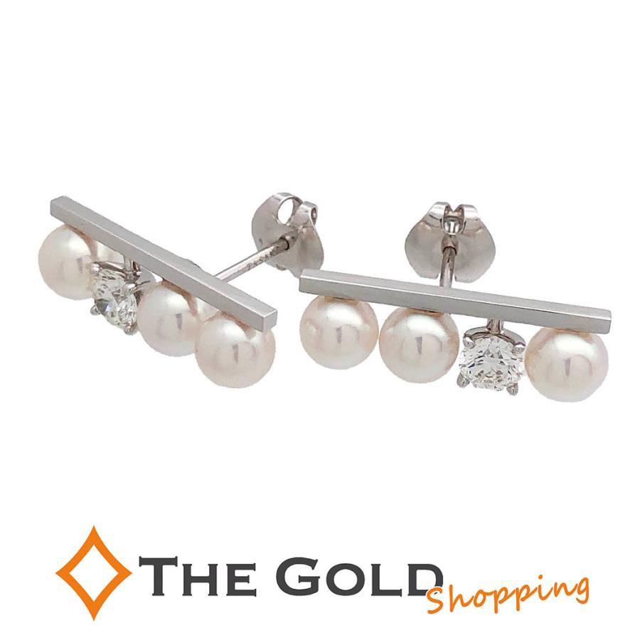 TASAKI（タサキ） バランス ダイヤモンド ソロ イヤリング E-3960