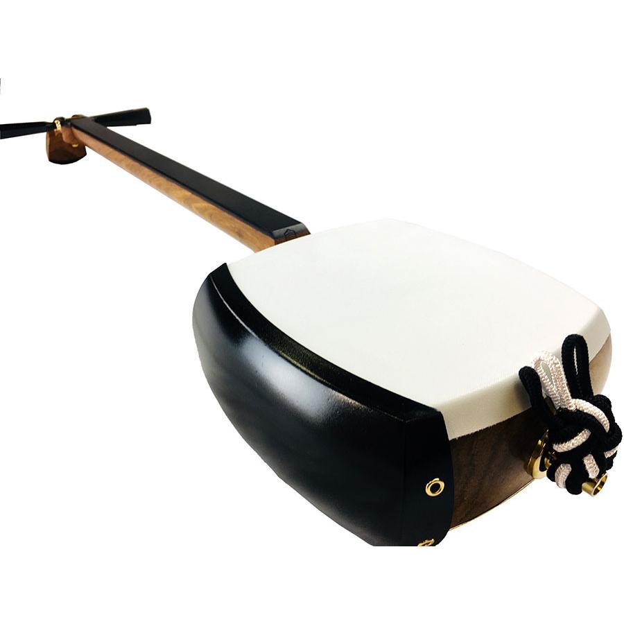 津軽三味線 -negro blanco-【本体+フルセット】のべ棹 : 三味線shop