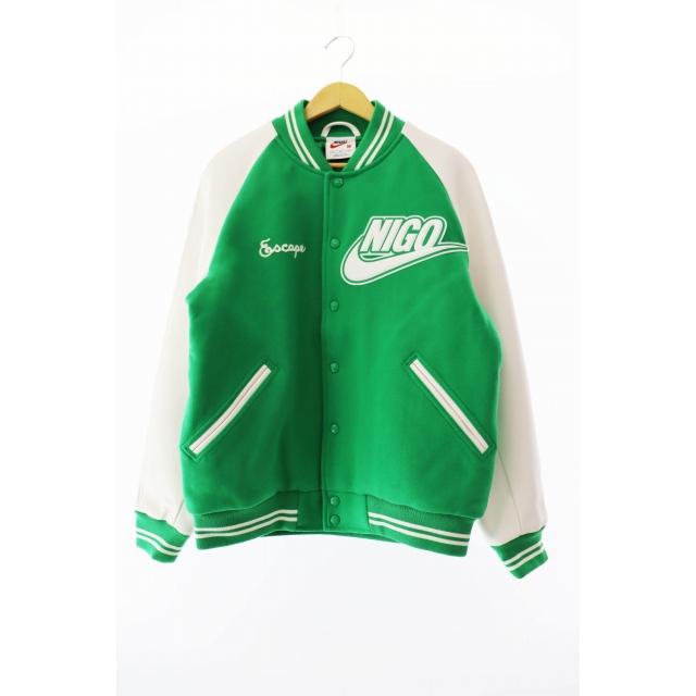 NIKE（ナイキ） ×NIGO ニゴー NRG Varsity Jacket Green バーシティ
