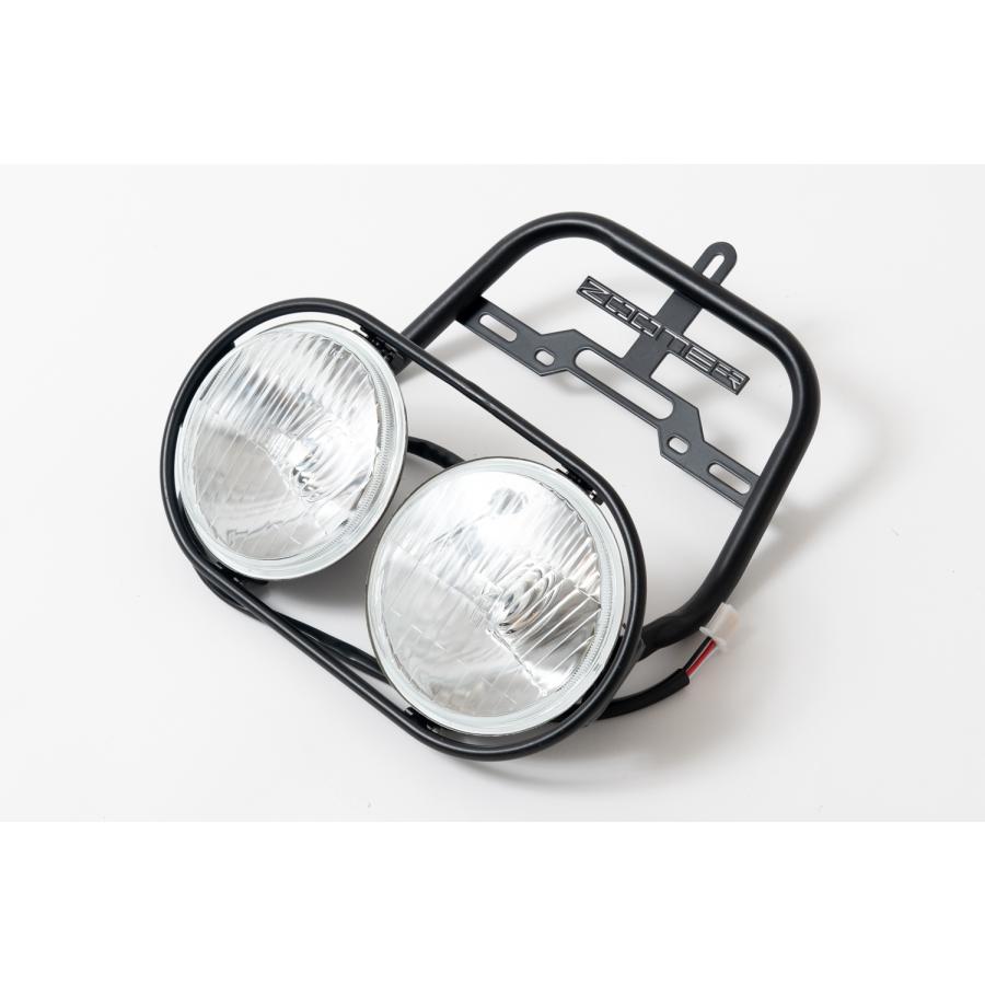 ズーマー ZOOMER AF58 ヘッドライト ステー セット LED デカ目