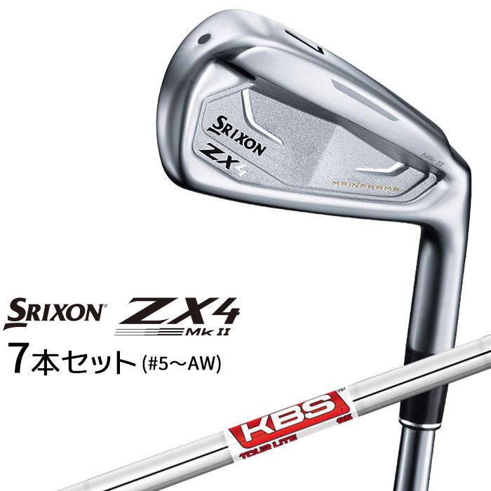 SRIXON ダンロップ スリクソン ZX4 MkII アイアン 右用 7本セット(＃5
